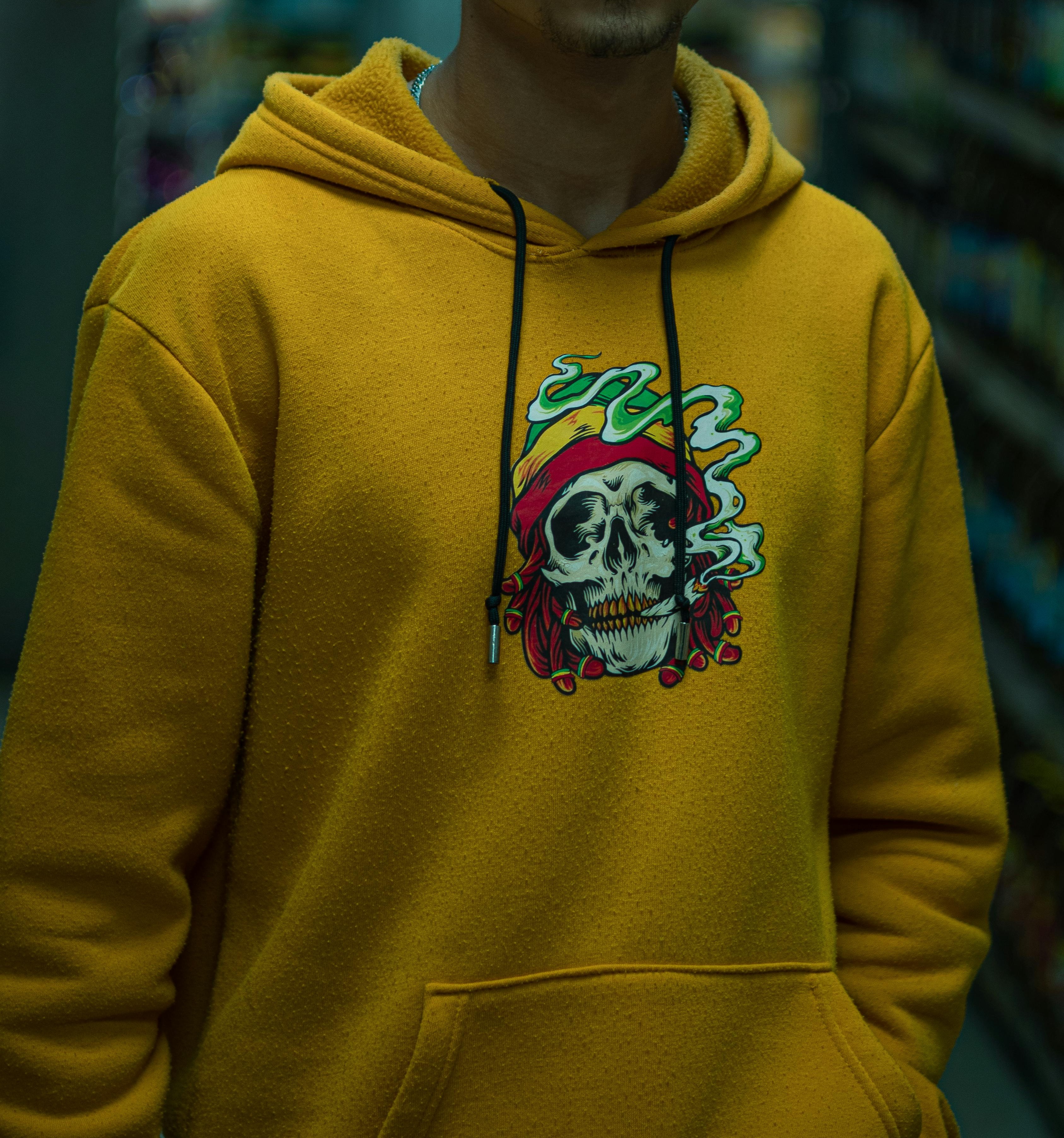 Graphic print hoodie